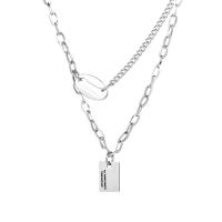 Collier de bijoux de titane, Acier titane, poli, unisexe, argent, 10mm, Vendu par PC