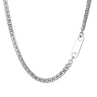 Collier de bijoux de titane, Acier titane, poli, unisexe, argent, 5.5mm, Vendu par PC