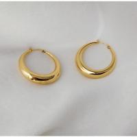 Acier titane boucle d'oreille cercle, bijoux de mode & pour femme, plus de couleurs à choisir Vendu par paire