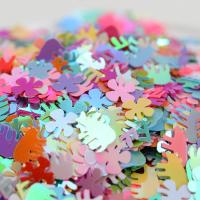 Plastic Sequin Beads, PVC Plastic, DIY 10mm, Approx 