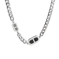 Stainless Steel Jewelry Necklace, 314 Stainless Steel, with 1.96inch extender chain, fashion jewelry & Unisex Approx 17.7 Inch 