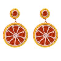 Glass Seed Beads Earring, Seedbead, Fruit, fashion jewelry & for woman 