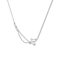 Stainless Steel Jewelry Necklace, 314 Stainless Steel, with 1.96inch extender chain, Butterfly, fashion jewelry & for woman & hollow Approx 18.8 Inch 