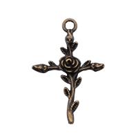 Zinc Alloy Cross Pendants, plated 