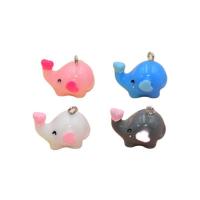 Pendentif Résine animaux, avec fer, éléphant, Placage de couleur argentée, DIY, plus de couleurs à choisir Vendu par PC