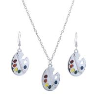 Fashion Zinc Alloy Jewelry Sets, plated & for woman Approx 20.07 Inch 