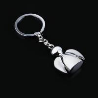 Zinc Alloy Key Clasp, with Metal, machine polished, fashion jewelry & DIY & Unisex, original color 