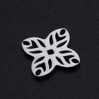 Stainless Steel Hollow Pendant, 201 Stainless Steel, Leaf, Vacuum Ion Plating, fashion jewelry & polished & DIY & Unisex 