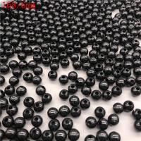 ファッションプラスチックビーズ, プラスチック, ラウンド形, 射出成形, DIY, ブラック, 6-14mm, 売り手 バッグ