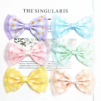 Cloth Hair Accessories DIY Findings, Bowknot, handmade, for woman 