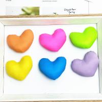 Cloth Hair Accessories DIY Findings, Heart, handmade 60mm 