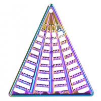 Zinc Alloy Jewelry Pendants, colorful plated, Unisex, multi-colored cm 