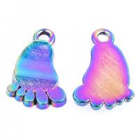 Zinc Alloy Jewelry Pendants, Foot, colorful plated & for man Approx 19.69 Inch 