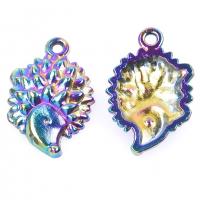 Zinc Alloy Animal Pendants, Hedgehog, colorful plated, Unisex Approx 19.69 Inch 