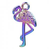 Zinc Alloy Animal Pendants, Bird, colorful plated, Unisex Approx 19.69 Inch 