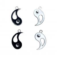 Zinc Alloy Enamel Pendants, Round 