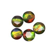 Ammolite кабошон, Круглая, полированный, DIY & разный размер для выбора, разноцветный, продается PC