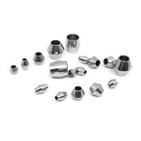 304 Stainless Steel Positioning Bead, Rhombus, DIY & machine polishing original color 