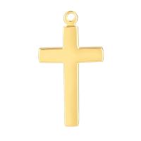 Stainless Steel Cross Pendants, 304 Stainless Steel, Vacuum Plating, DIY 