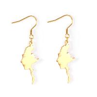 Stainless Steel Drop Earring, 304 Stainless Steel, Vacuum Ion Plating, fashion jewelry & for woman 