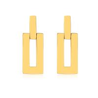 Stainless Steel Drop Earring, 304 Stainless Steel, fashion jewelry & for woman, golden 