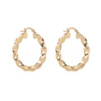 Brass Hoop Earring, gold color plated, fashion jewelry 