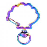 Zinc Alloy Key Clasp, multi-colored 