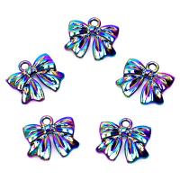 pendentifs rubanés en alliage Zinc, alliage de zinc, Noeud papillon, Placage, multicolore Vendu par PC