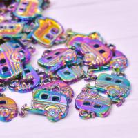 Zinc Alloy Jewelry Pendants, plated, fashion jewelry & DIY, multi-colored 