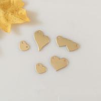 Gold Filled Pendant, Heart, 14K gold-filled, DIY golden 