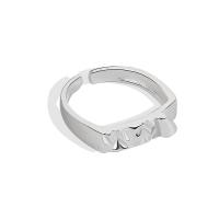 Messing Manschette Fingerring, plattiert, für Frau, keine, 4.6mm, verkauft von PC