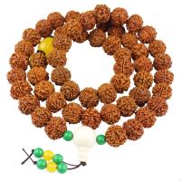 Collar de Rosario, Rudraksha, natural, Joyería & unisexo, 17-18mm, longitud:aproximado 31.5 Inch, aproximado 54PCs/Sarta, Vendido por Sarta