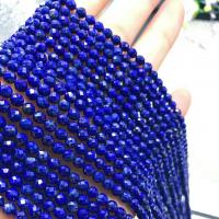 Natural Lapis Lazuli Beads, polished, DIY & faceted, blue Approx 38 cm 