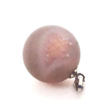 Agate Pendant, Round, fashion jewelry, pink 