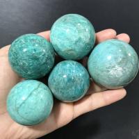 Decoración de semi piedras preciosas, Amazonita, Esférico, pulido, azul, Vendido por UD