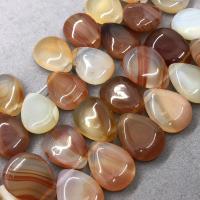 Perles Agates rouges naturelles, agate rouge, larme, poli, DIY, rouge Environ Vendu par brin