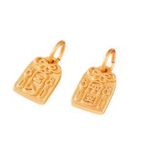 Brass Jewelry Pendants, gold color plated, DIY 