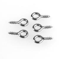 304 Stainless Steel Hooks Eye Screws Nail, DIY original color 