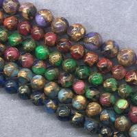 Cloisonne Stone Beads, Round, polished, DIY 