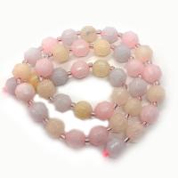 Perles de morganite, avec Seedbead, lanterne, DIY & normes différentes pour le choix & facettes, couleurs mélangées Environ 14.96 pouce, Vendu par brin