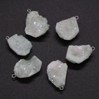 Ice Quartz Agate Pendants, irregular, Unisex, 20x25- 