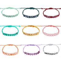 Bracelets de cristal, Ciré Nylon, avec cristal, Bâton, différents matériaux pour le choix & pour femme, plus de couleurs à choisir cm, Vendu par PC