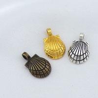 Zinc Alloy Animal Pendants, Shell, plated 