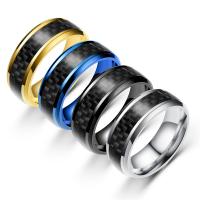 Edelstahl Fingerring, 304 Edelstahl, Ringform, Vakuum-Ionen-Beschichtung, Modeschmuck & poliert & unisex & verschiedene Größen vorhanden, keine, verkauft von PC