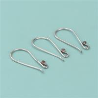 Sterling Silver Hook Earwire, 925 Sterling Silver, DIY, silver color 0.8mm 