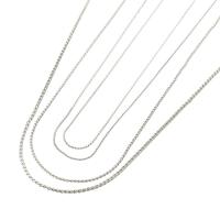 Chaîne collier de mode en acier inoxydable, 304 chaîne en acier inoxydable, normes différentes pour le choix, couleur originale, Vendu par PC