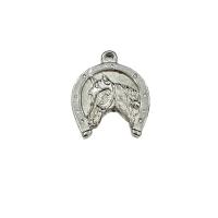 Pendentifs en acier inoxydable, Acier inoxydable 304, argent Vendu par PC