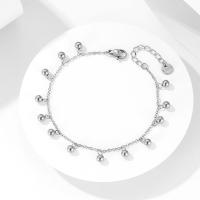 Stainless Steel Charm Bracelet, 304 Stainless Steel, with 1.46 extender chain, Vacuum Ion Plating, Unisex .7 Inch 