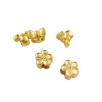 Beaucoup de perles de cuivre, laiton, avec cordon de polyester, Placage de couleur d'or, DIY & styles différents pour le choix, Vendu par PC