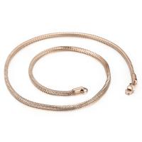 Mode Edelstahl Halskette Kette, 304 Edelstahl Kette, Stock, plattiert, unisex & verschiedene Größen vorhanden, keine, verkauft von PC